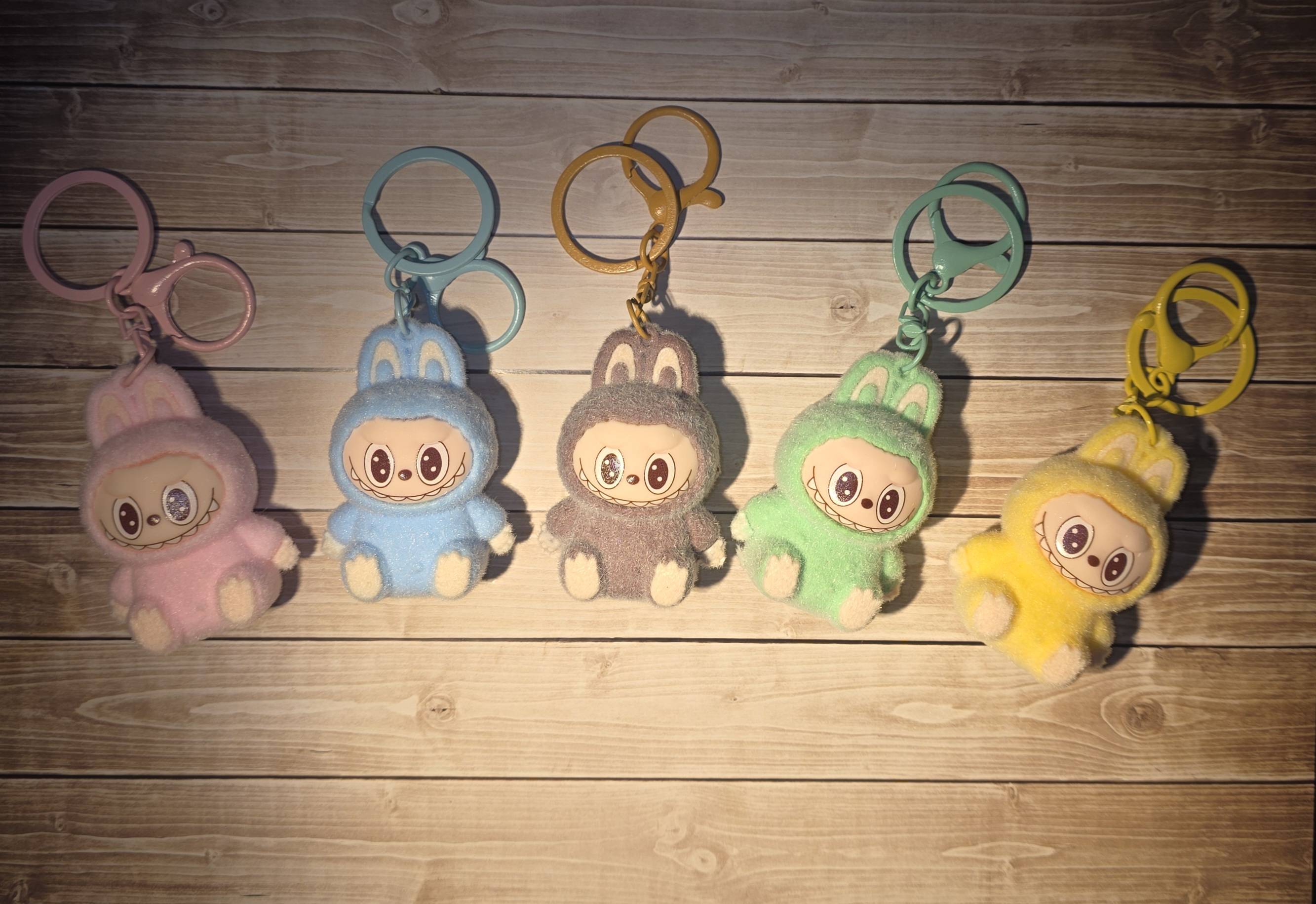 Fuzzy Monster Keychain