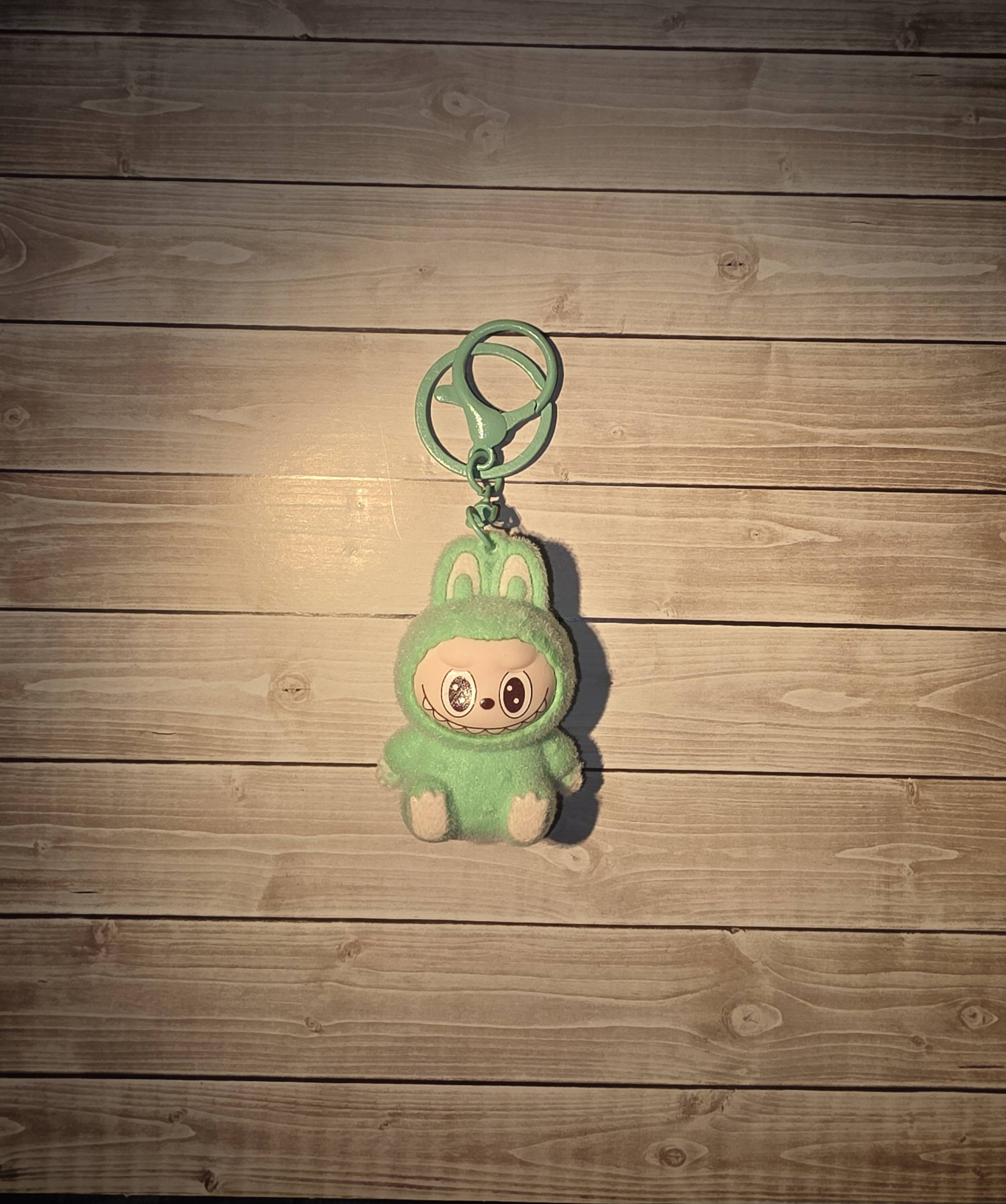 Fuzzy Monster Keychain