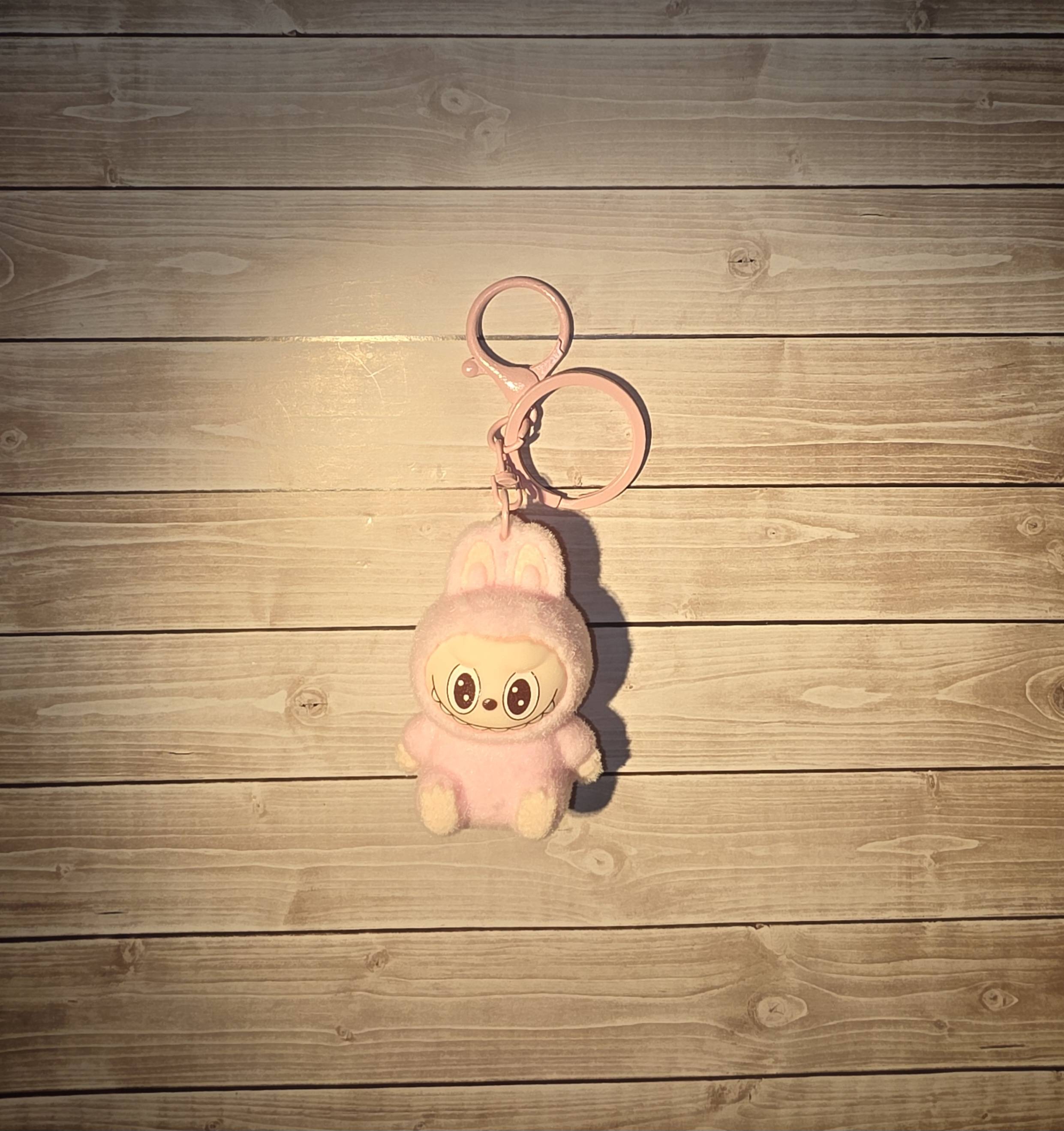 Fuzzy Monster Keychain