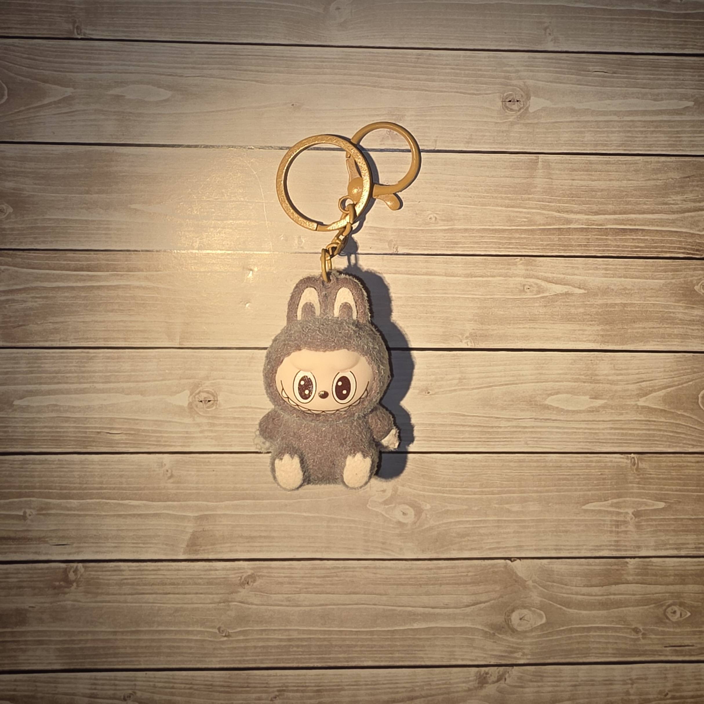 Fuzzy Monster Keychain