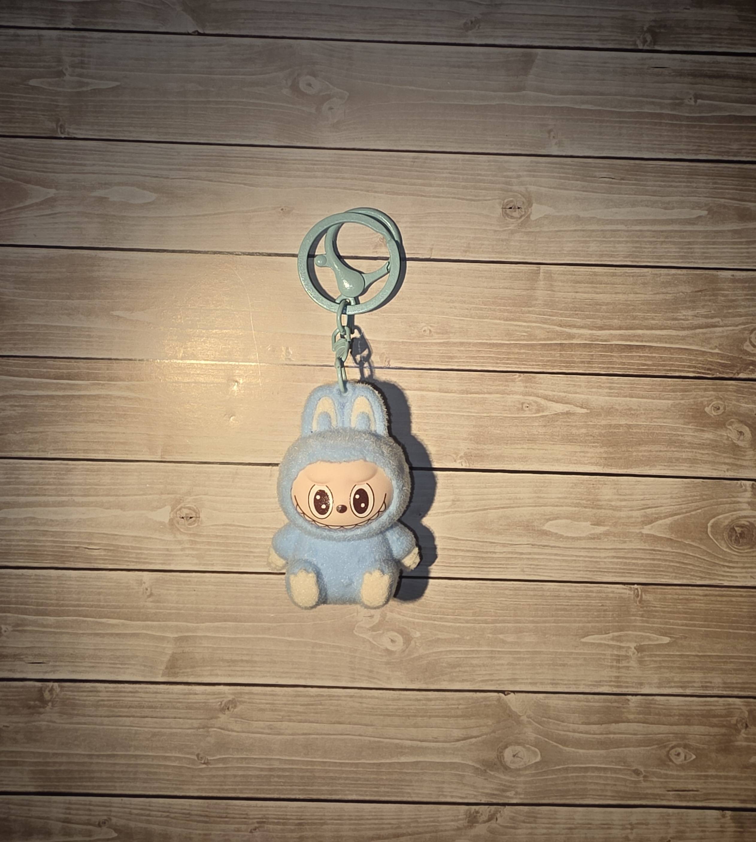 Fuzzy Monster Keychain