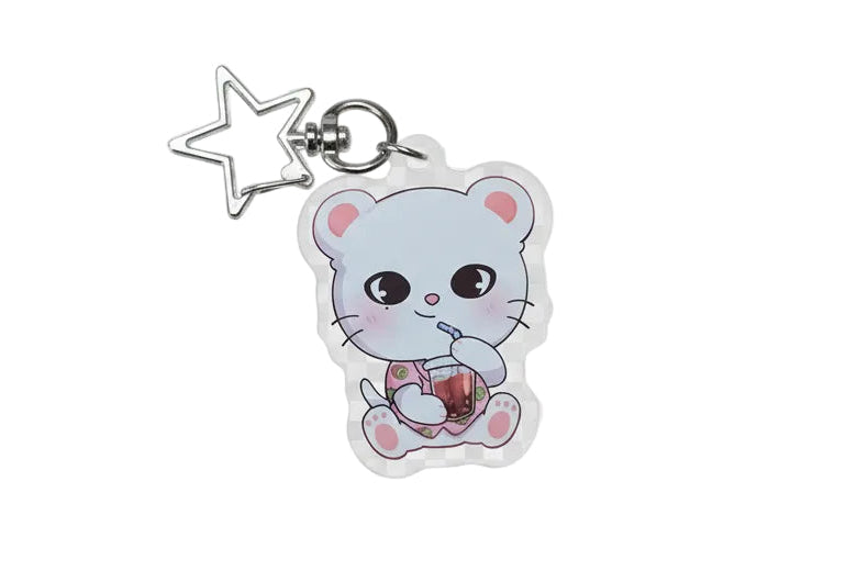 Stay buddies acrylic keychains